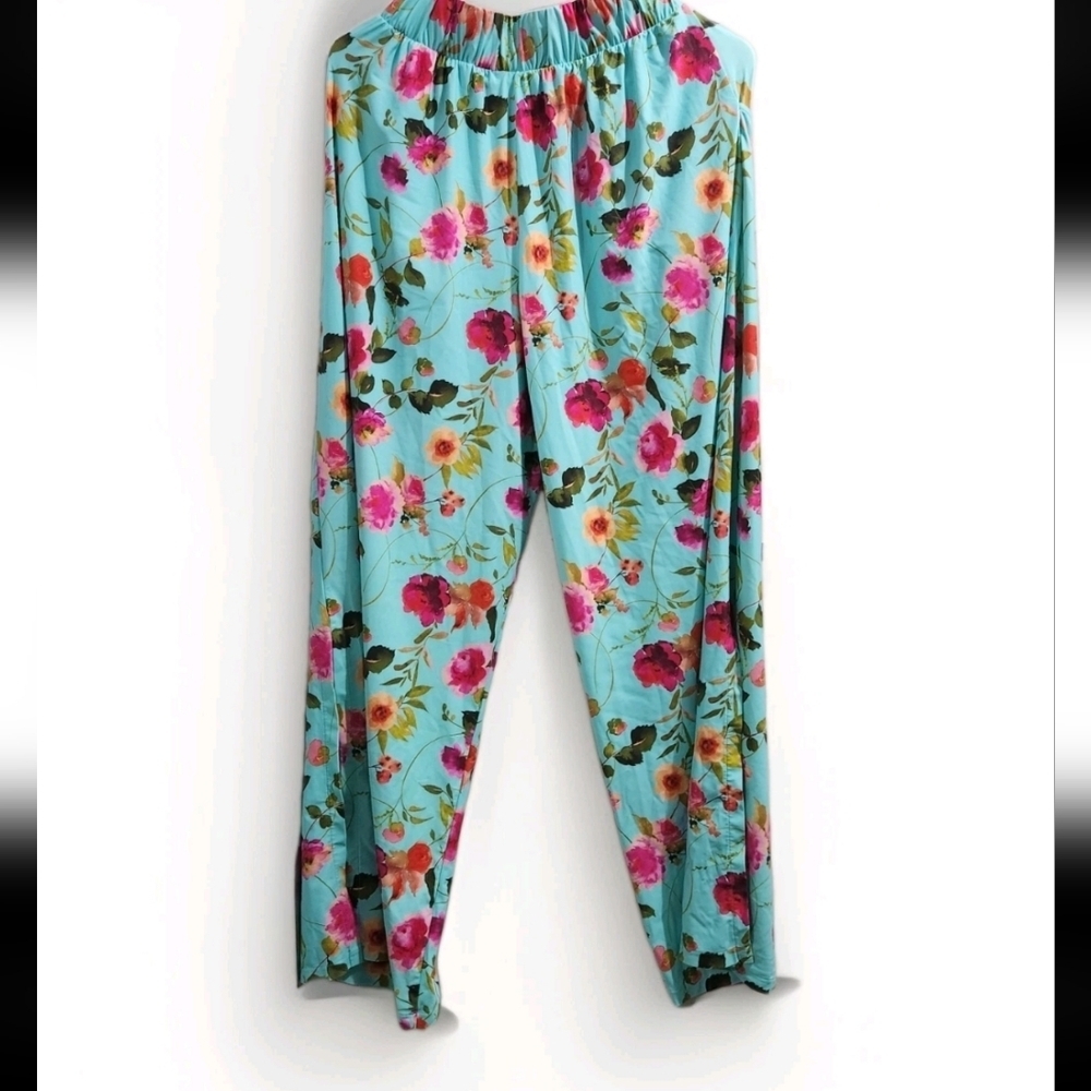Nanette Lepore Beach Floral Print Lounge Pants SZ S